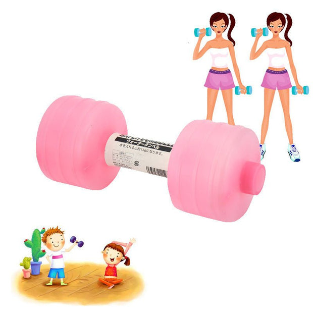 Body Building Water Dumbbell Weight Dumbbells Slimming Fitness Gym Equipment Yoga for Training Sport Plastic Bottle Exercise - ENERGIX FITNESS STORE