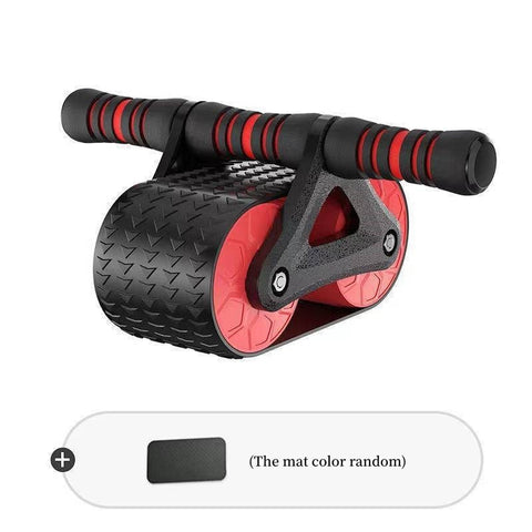 Double Wheel Abdominal Exerciser Women Men Automatic Rebound Ab Wheel Roller Waist Trainer Gym Sports Home Exercise Devices - ENERGIX FITNESS STORE